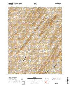 Leesburg 2019 topographic map thumbnail