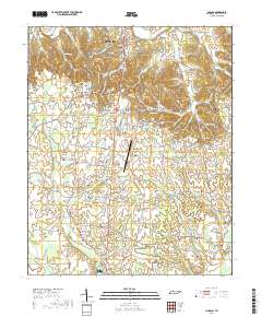 Lincoln 2019 topographic map thumbnail