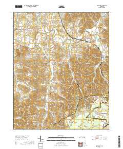 Normandy 2019 topographic map thumbnail