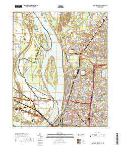 Northwest Memphis 2019 topographic map thumbnail
