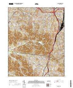 Oak Hill 2019 topographic map thumbnail