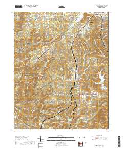 Oneida South 2019 topographic map thumbnail