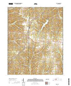 Ovilla 2019 topographic map thumbnail
