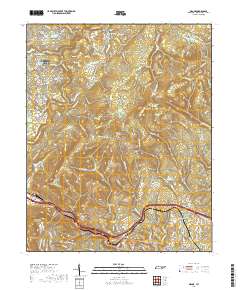 Ozone 2019 topographic map thumbnail