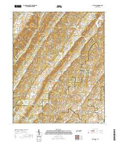 Pattie Gap 2019 topographic map thumbnail