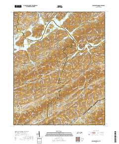 Powder Springs 2019 topographic map thumbnail
