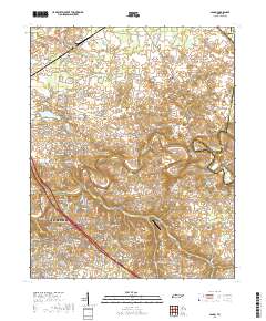 Sango 2019 topographic map thumbnail