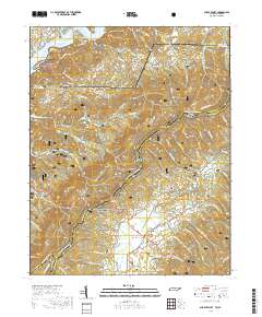 Shady Valley 2019 topographic map thumbnail