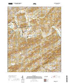 Shooks Gap 2019 topographic map thumbnail