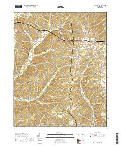 Tennessee City 2019 topographic map thumbnail