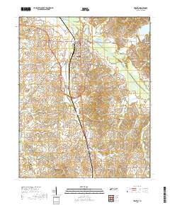 Trenton 2019 topographic map thumbnail