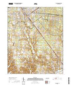 Tullahoma 2019 topographic map thumbnail