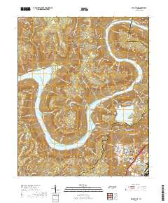 Wauhatchie 2019 topographic map thumbnail
