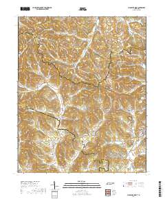 Lynchburg West 2019 topographic map thumbnail