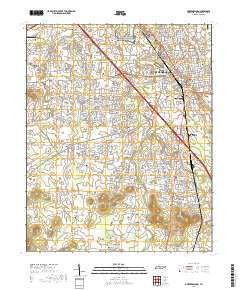 Murfreesboro 2019 topographic map thumbnail
