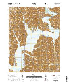 Allens Creek 2019 topographic map thumbnail