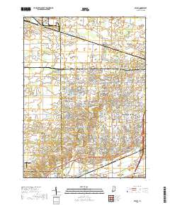 Arcola 2019 topographic map thumbnail
