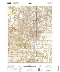 Bargersville 2019 topographic map thumbnail