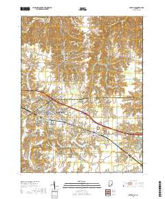 Batesville 2019 topographic map thumbnail