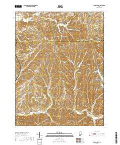 Beanblossom 2019 topographic map thumbnail