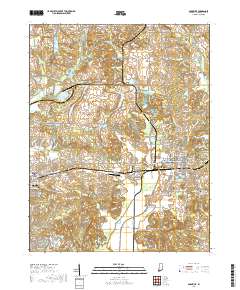 Boonville 2019 topographic map thumbnail