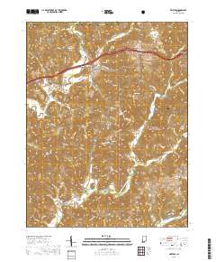 Bristow 2019 topographic map thumbnail