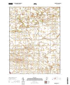 Brookston NW 2019 topographic map thumbnail