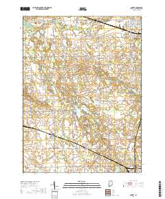 Burket 2019 topographic map thumbnail