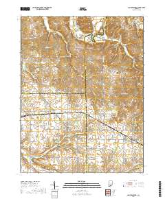 Campbellsburg 2019 topographic map thumbnail