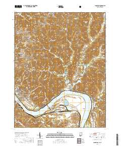 Cannelton 2019 topographic map thumbnail