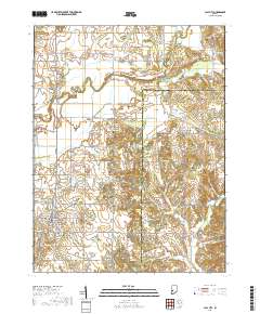 Clay City 2019 topographic map thumbnail