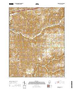 Corydon East 2019 topographic map thumbnail
