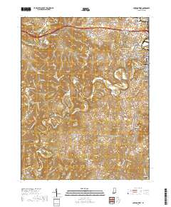 Corydon West 2019 topographic map thumbnail