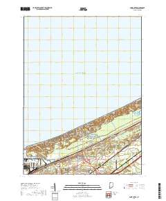 Dune Acres 2019 topographic map thumbnail