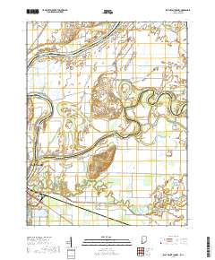 East Mount Carmel 2019 topographic map thumbnail