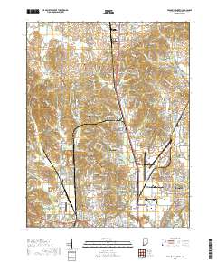 Evansville North 2019 topographic map thumbnail