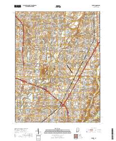 Fishers 2019 topographic map thumbnail