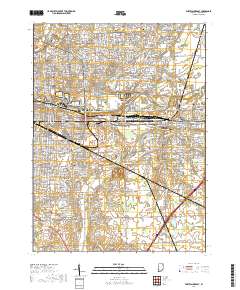 Fort Wayne East 2019 topographic map thumbnail