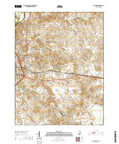 Fritchton 2019 topographic map thumbnail