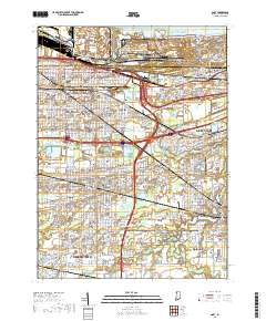 Gary 2019 topographic map thumbnail