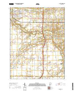 Gas City 2019 topographic map thumbnail