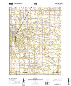 Hartford City East 2019 topographic map thumbnail
