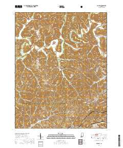 Hillham 2019 topographic map thumbnail