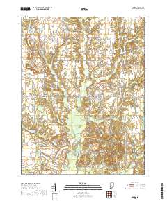 Hymera 2019 topographic map thumbnail