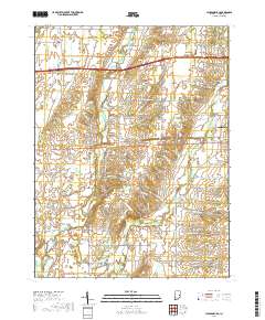 Jacksonburg 2019 topographic map thumbnail