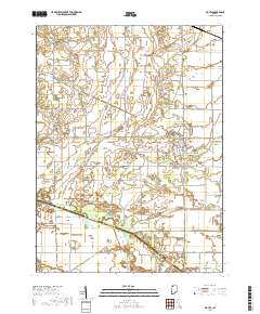 Kouts 2019 topographic map thumbnail