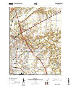 Lafayette East 2019 topographic map thumbnail