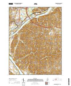 Lawrenceburg 2019 topographic map thumbnail
