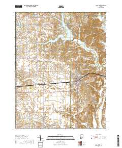 Loogootee 2019 topographic map thumbnail