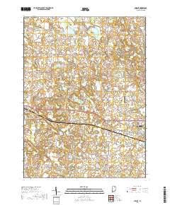 Lorane 2019 topographic map thumbnail
